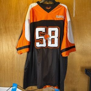 Vintage Cleveland Browns Jersey NFL Collection BET Sports 90s 80s Y2K Size XL 58